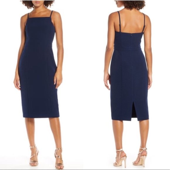 Harlyn Dresses & Skirts - NWT Harlyn Nordstrom XL Square Neck Midi Dress